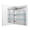 Clear LED Bathroom Mirror Cabinet with Anti-Fog, Dimmable Light and Adjustable Shelves